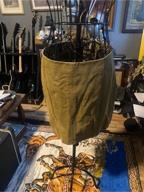 Olive Green Mini Skirt free people size 6